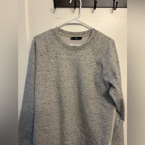 VINCE Heathered Gray Crewneck - Picture 2 of 9